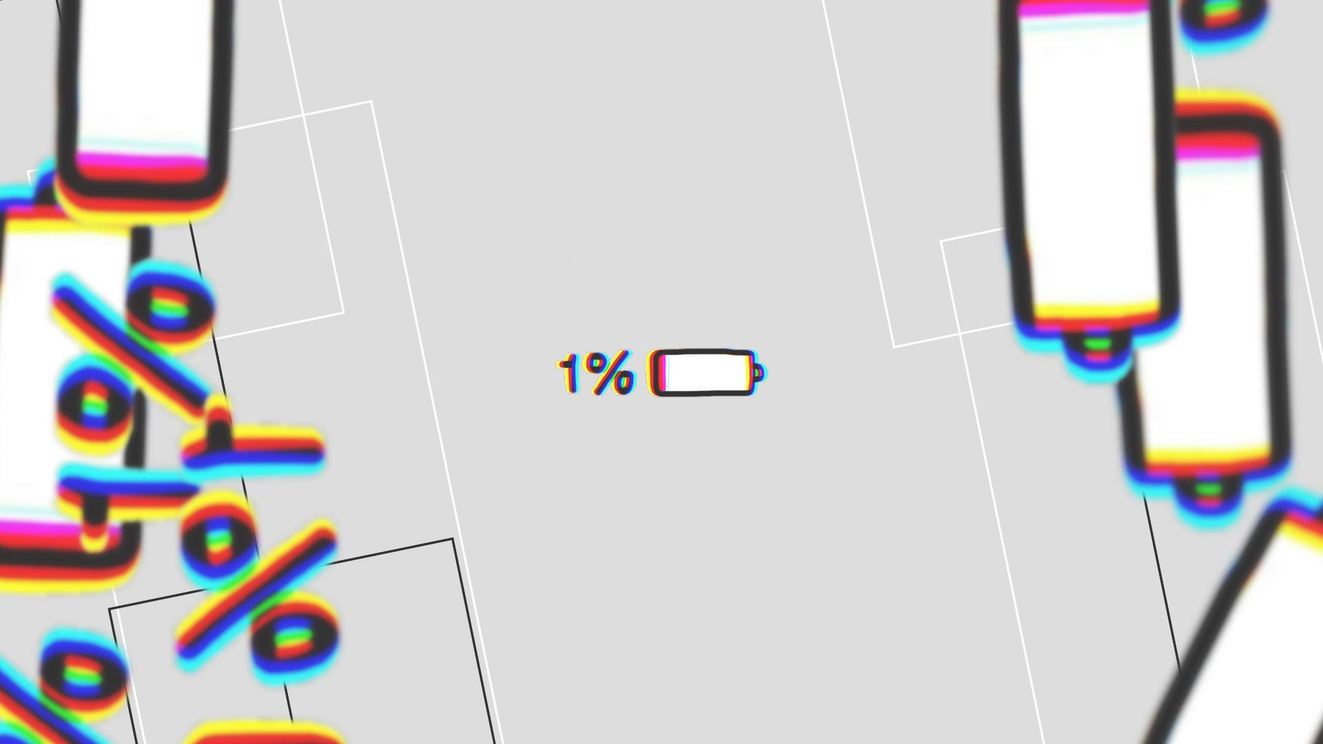 1920x1080 Glitch Battery Desktop Wallpaper Full HD HD Wallpaper