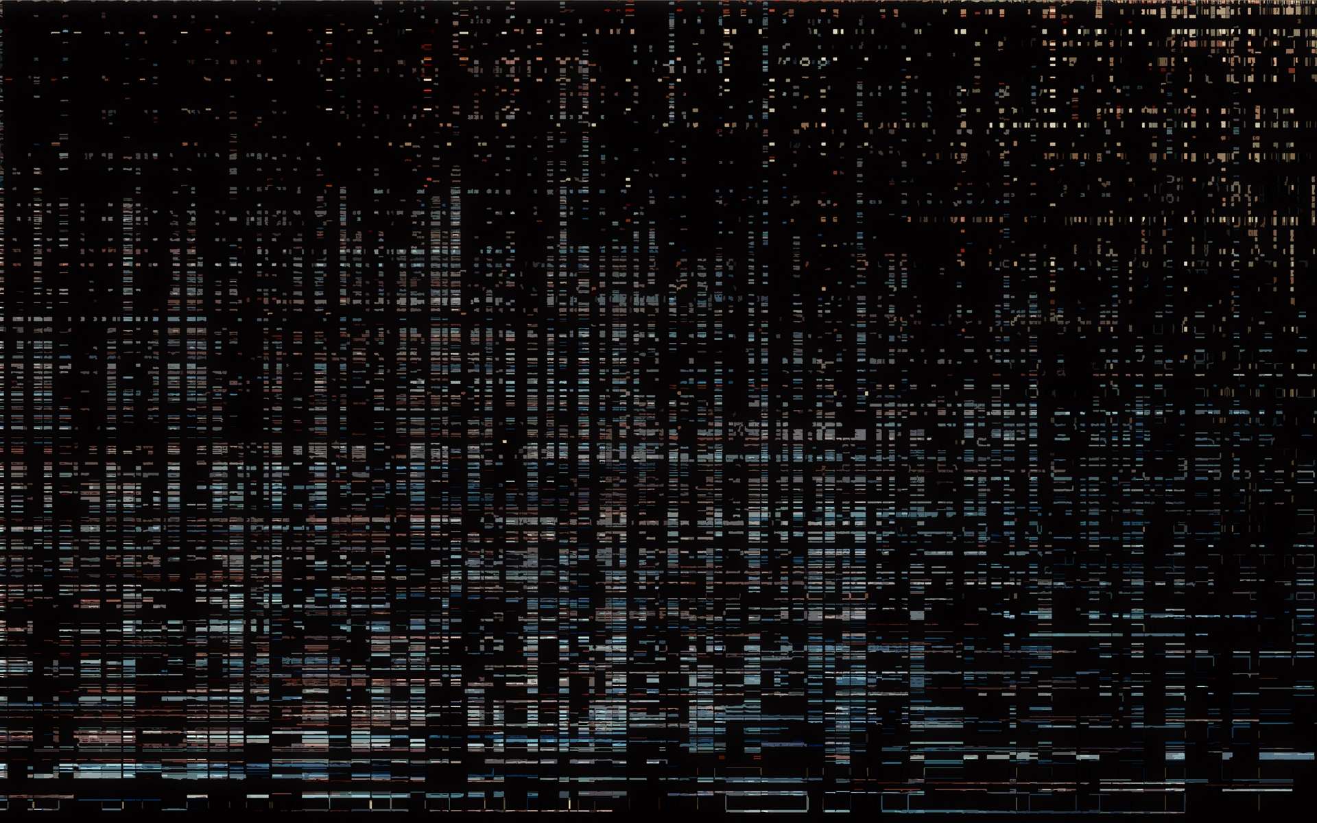 1920x1200 Black Glitch Wallpaper HD