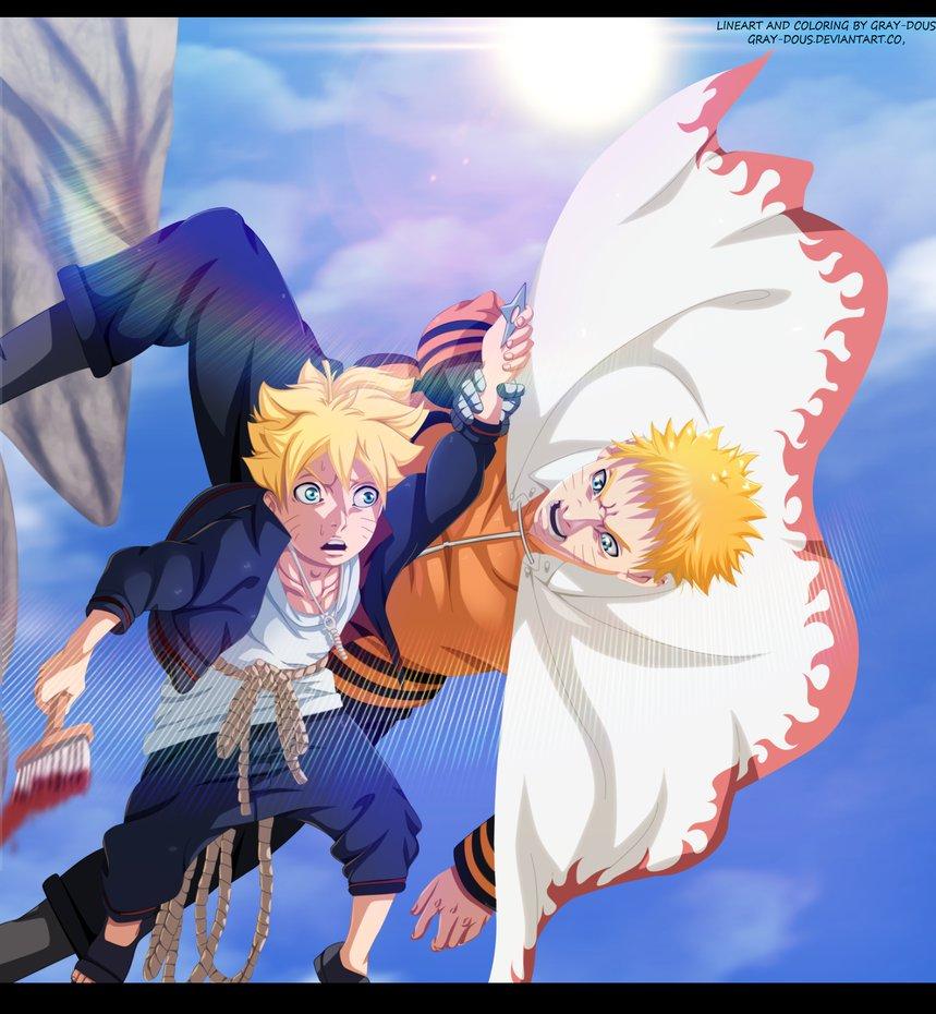 859x930 Naruto And Dad Wallpaper