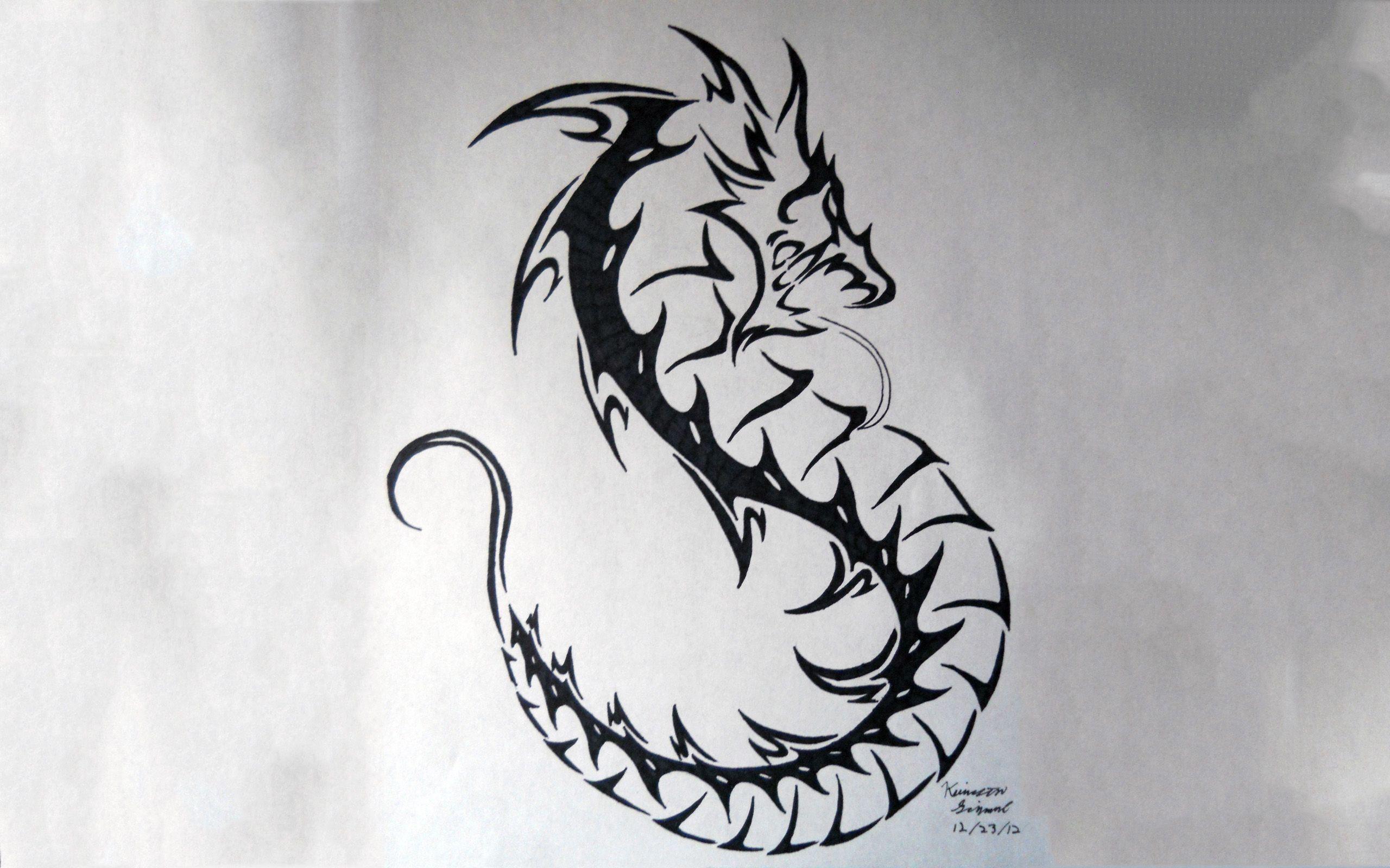 2560x1600 Dragon Tattoo Wallpaper