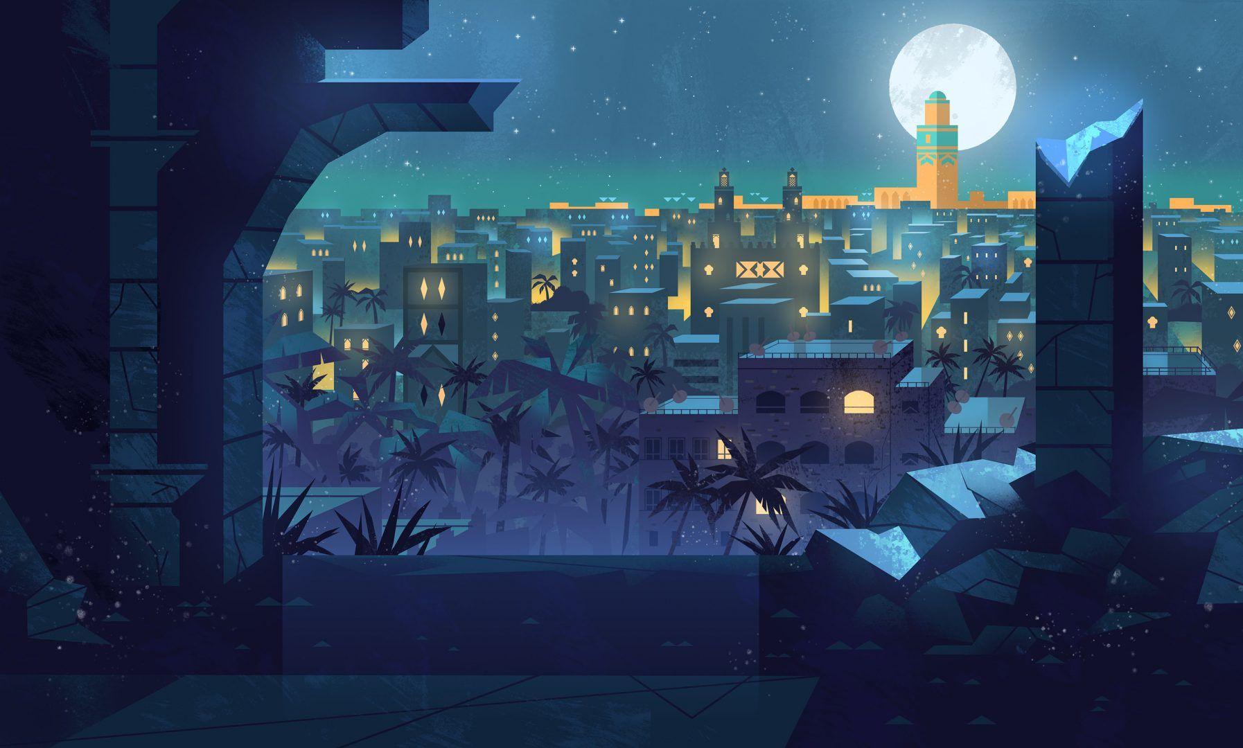 1794x1080 Carmen Sandiego LA. Carmen sandiego, Scenery wallpaper, Anime background