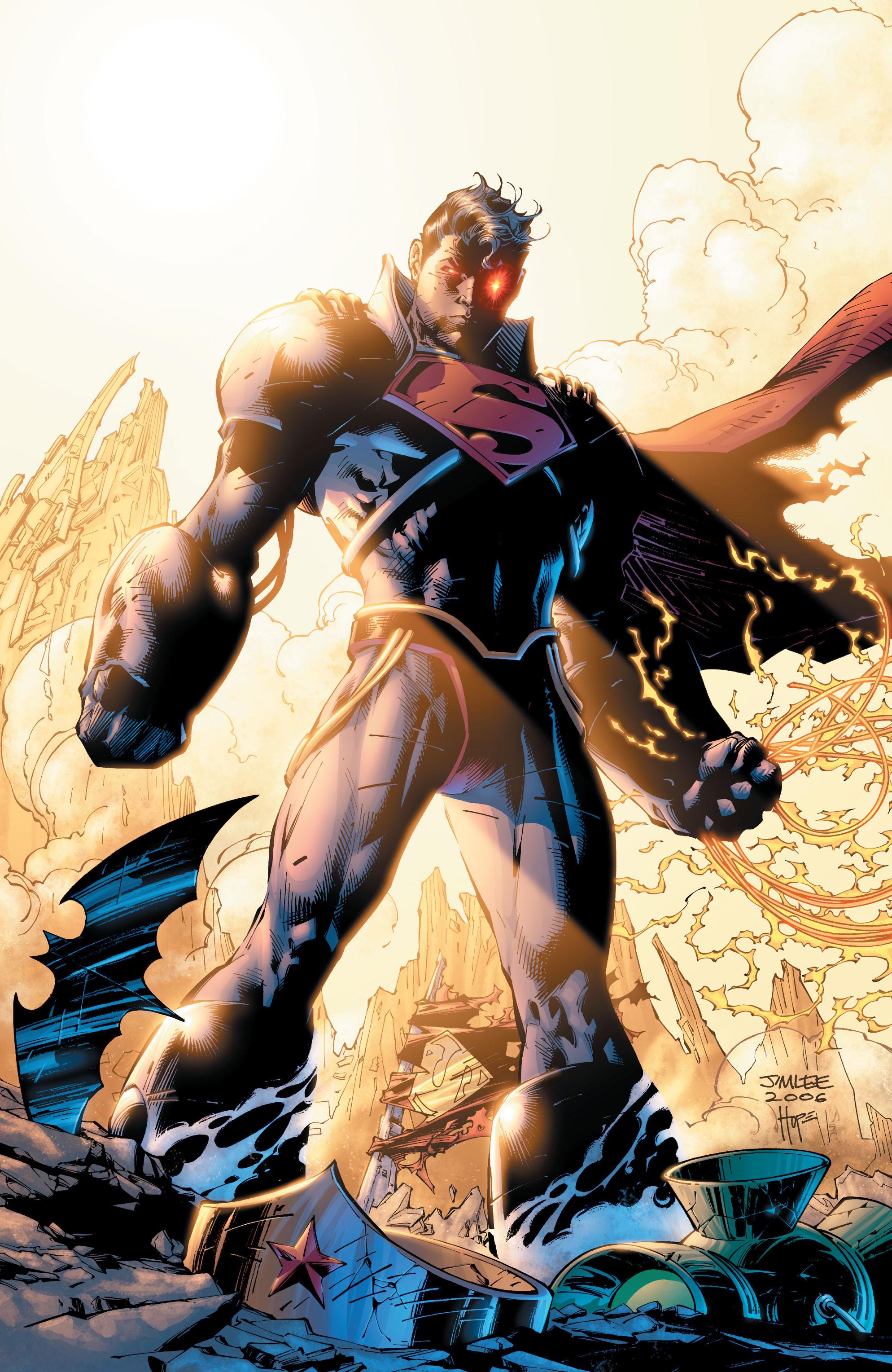 1988x3056 Omegamon X (Digimon)vs Superboy Prime (DC)