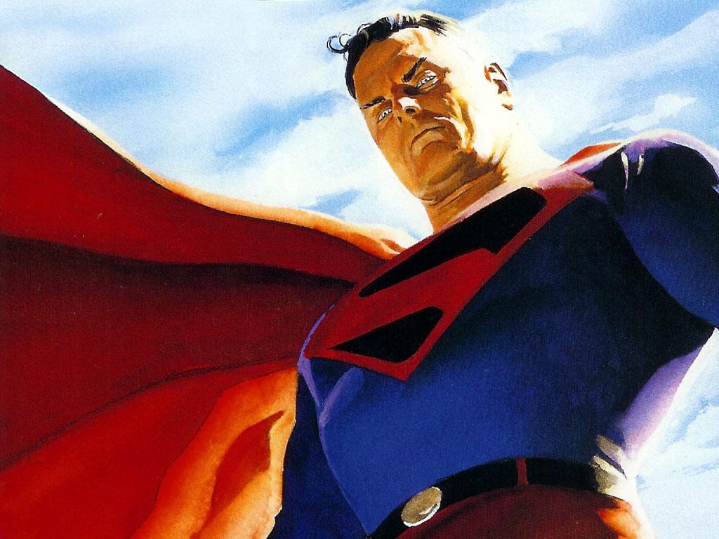 1024x768 All Star Superman vs KC Superman vs SuperBoy Prime