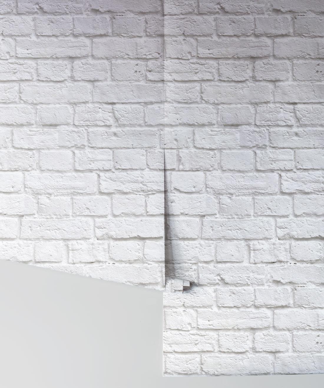 1100x1318 Soft White Bricks Wallpaper, Realistic Accurate Bricks UK