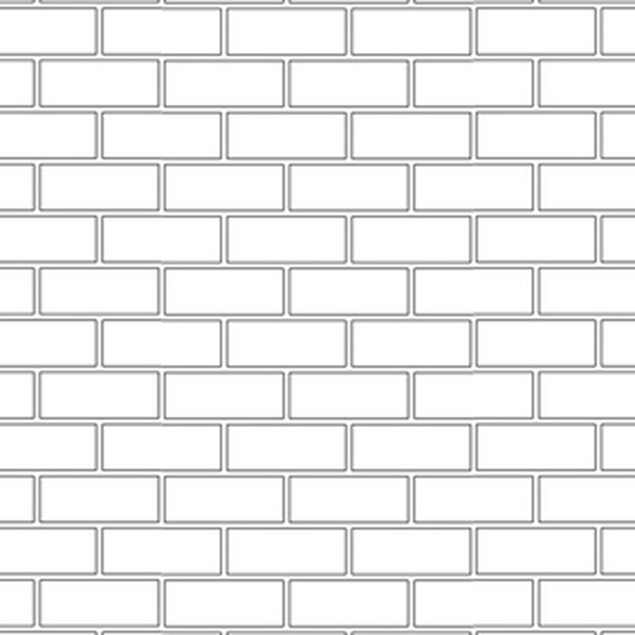 1280x1280 White Brick Wallpaper. Brick Outline Wallpaper