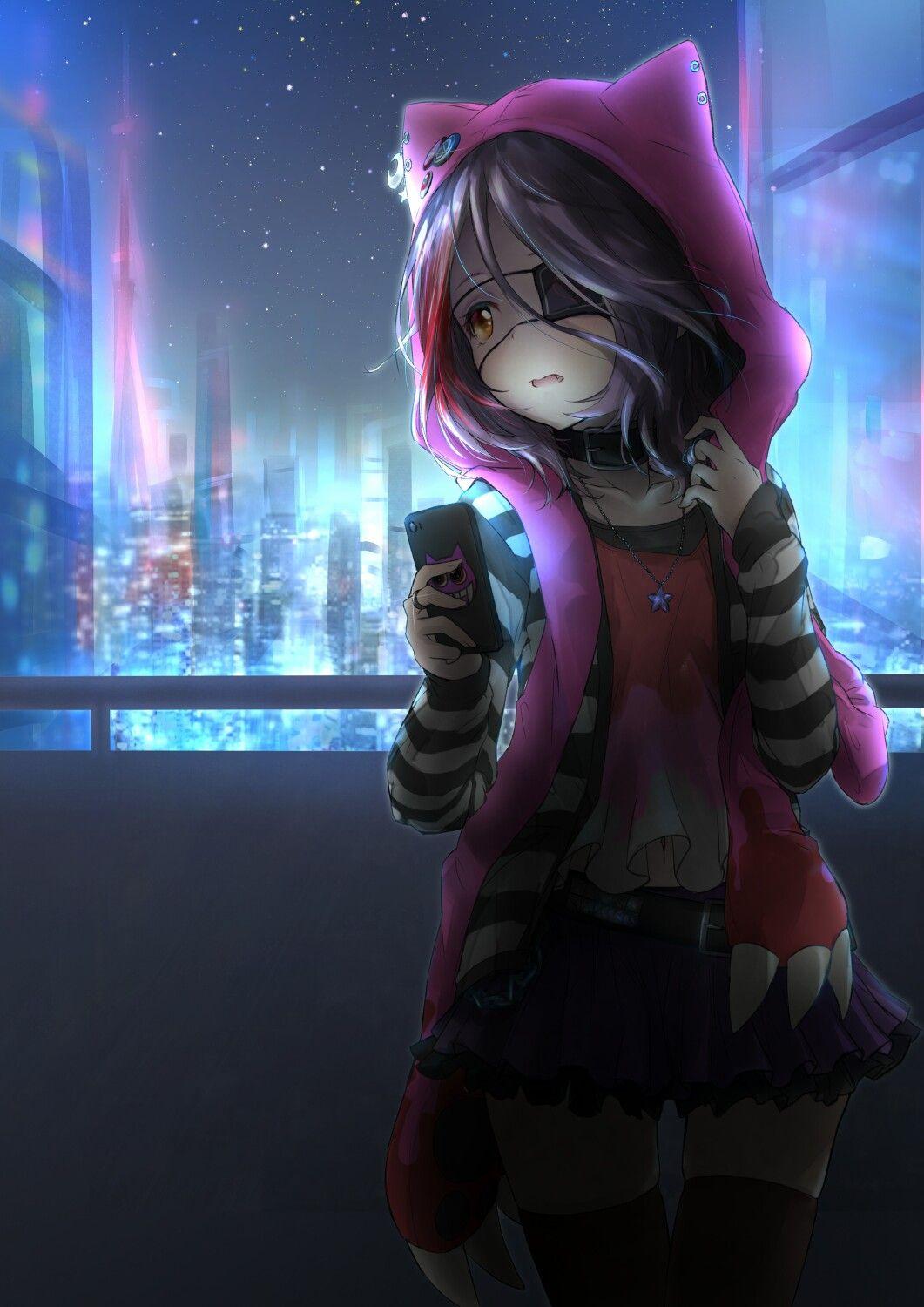 1061x1500 30++ Badass Anime Wallpaper Bad Girl