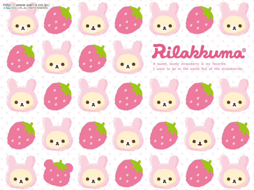1024x768 Free Rilakkuma Wallpaper
