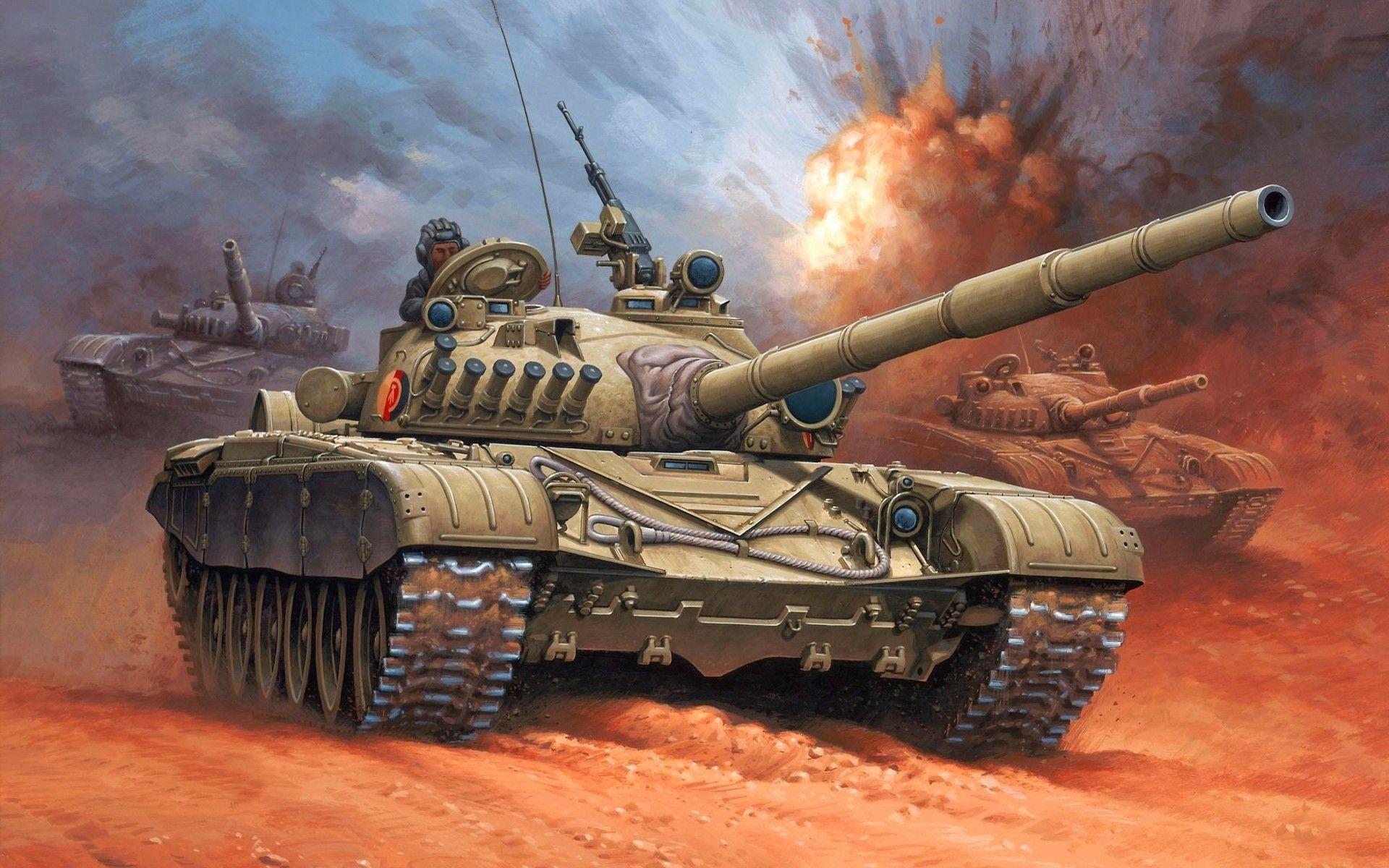 1920x1200 Army tank wallpaper