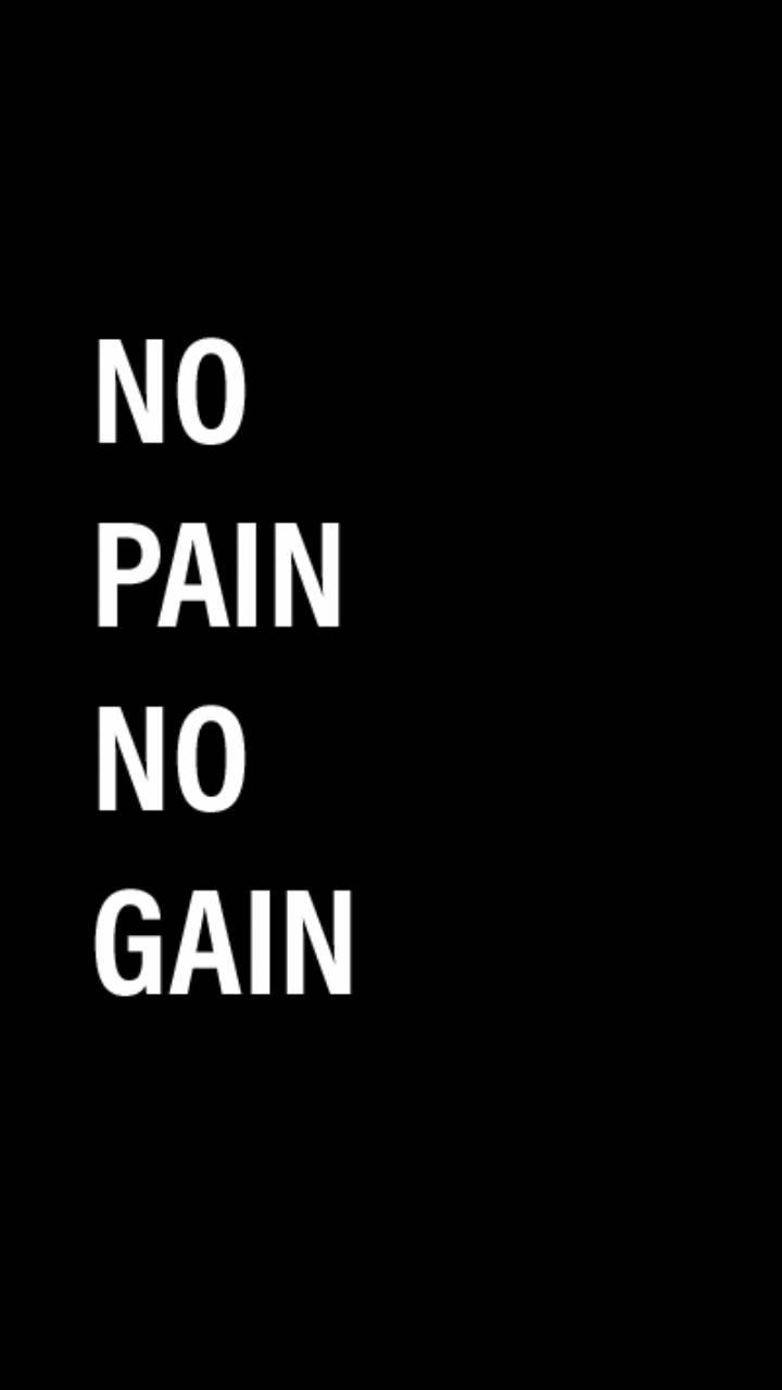 720x1280 No pain No gain wallpaper