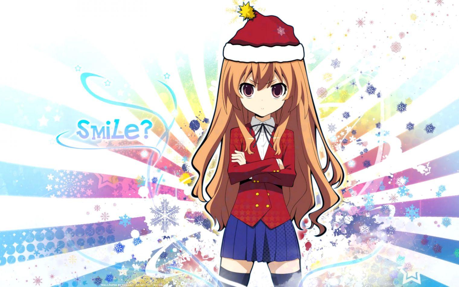 1520x950 Christmas Wallpaper Anime Couple