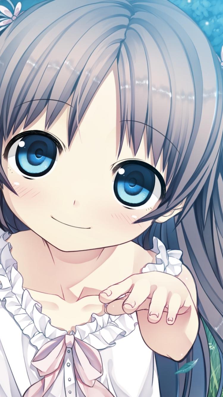 750x1334 Free download Cute Anime Little Girl Wallpaper in High Resolution at Anime Wallpaper [2560x1440] for your Desktop, Mobile & Tablet. Explore Cute Anime Girl Wallpaper. HD Cute Wallpaper, Kawaii