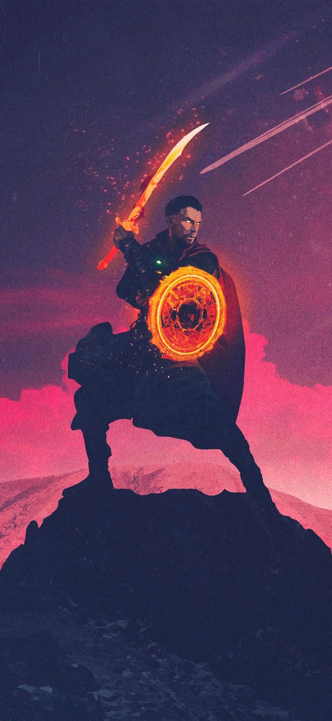 1125x2436 Infinity War Doctor Strange Art iPhone Wallpaper Background Strange Wallpaper Phone HD Wallpaper