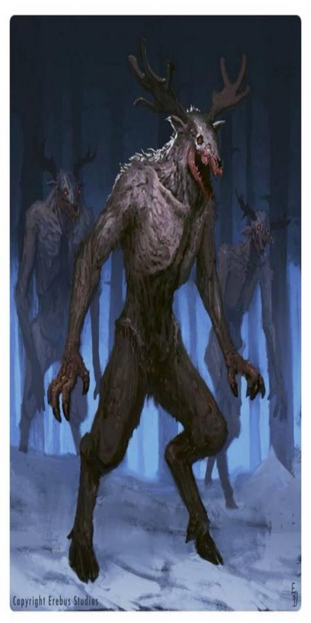 640x1280 Wendigo wallpaper