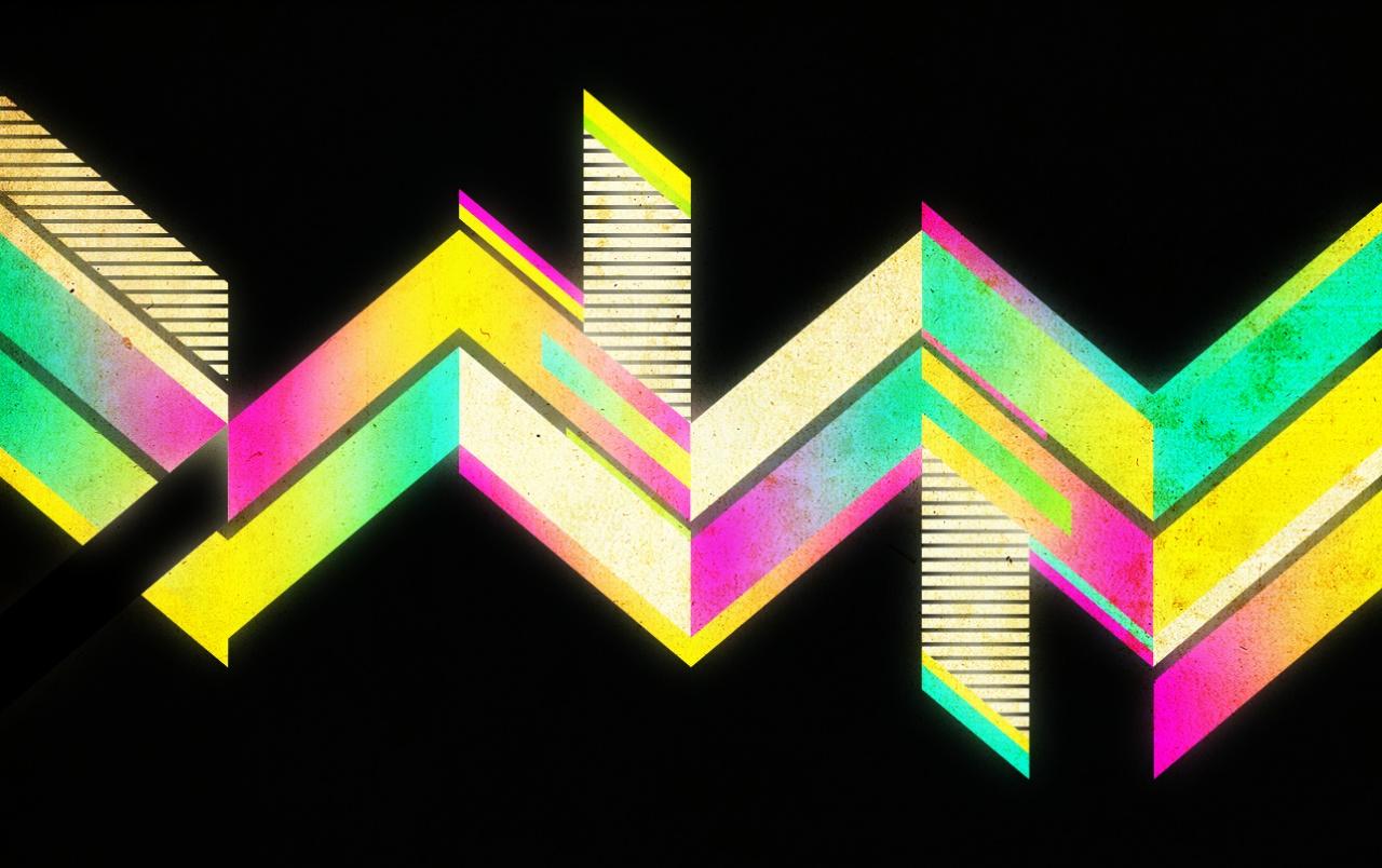 1280x804 Retro Rectangles wallpaper. Retro Rectangles