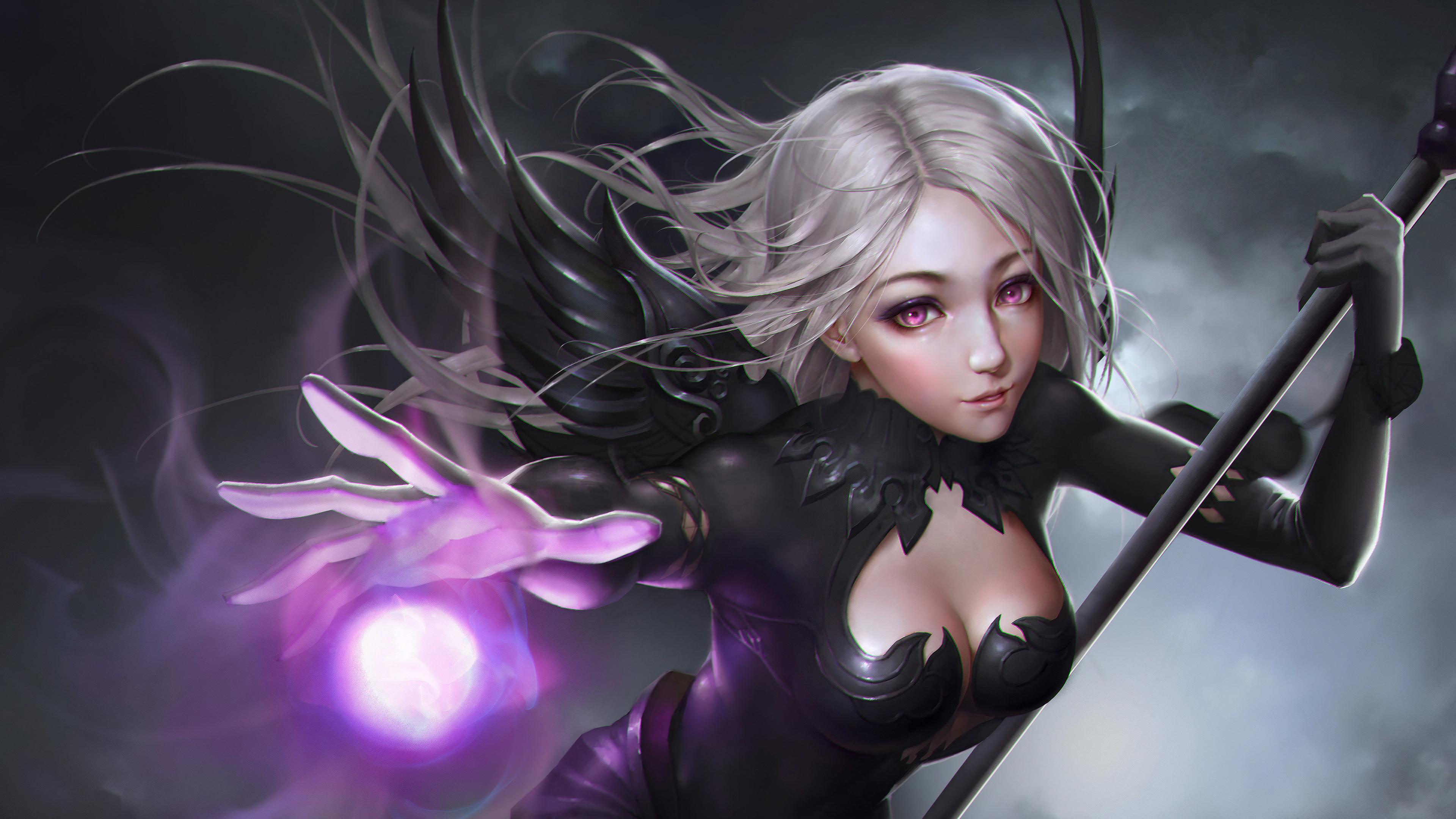 3840x2160 Wallpaper 4k Anime Power Girl anime girl wallpaper, anime wallpaper, artist wallpaper, artstation wallpaper, artwork wallpaper, digital art wallpaper