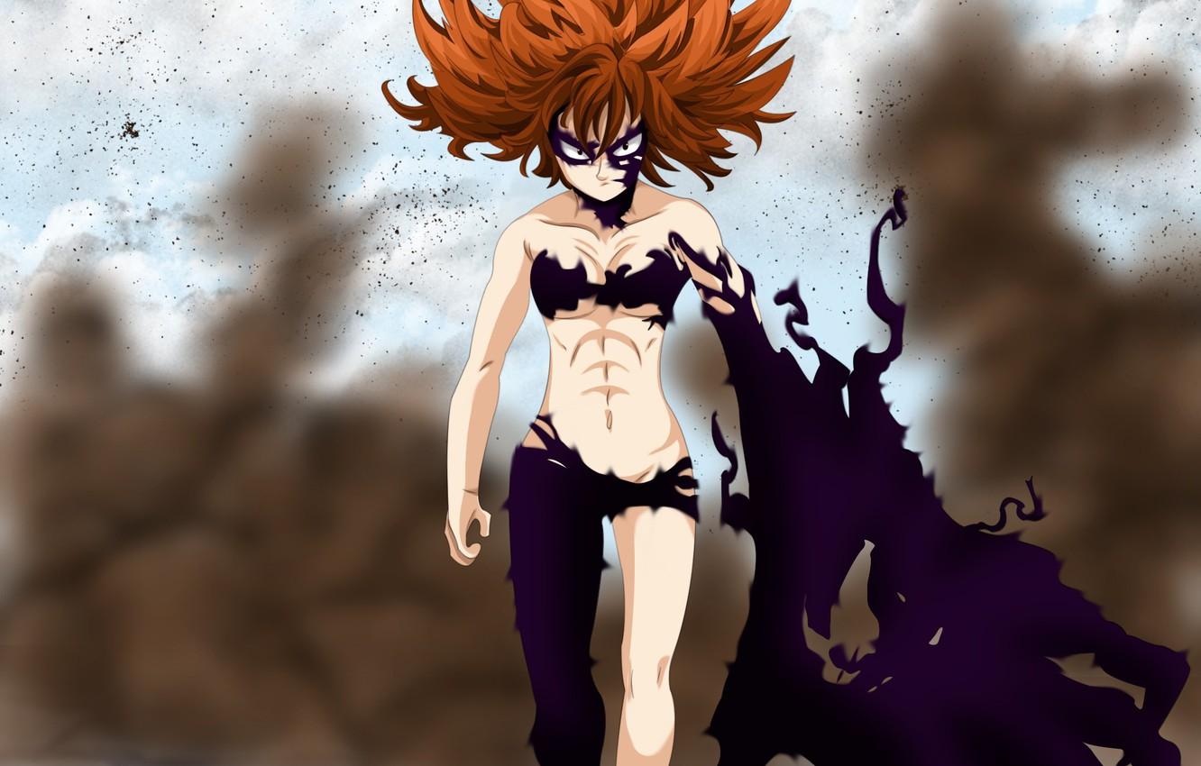 1332x850 Wallpaper demon, devil, anime, power, evil, hand, manga, hell, oppai, powerful, strong, oni, Nanatsu no Taizai, japonese, Seven Deadly Sins, jigoku image for desktop, section сэйнэн