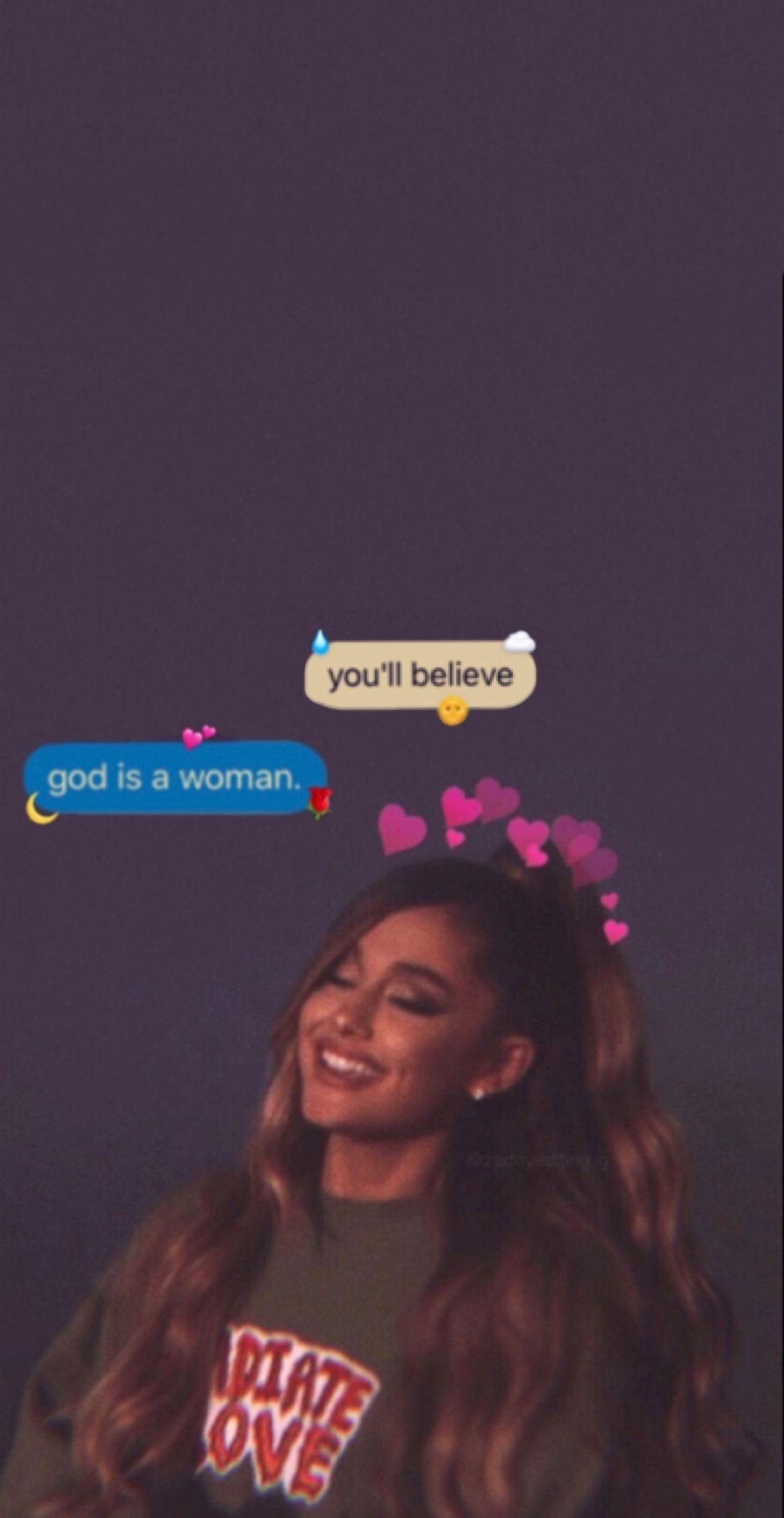 1122x2172 Ariana Grande Wallpaper