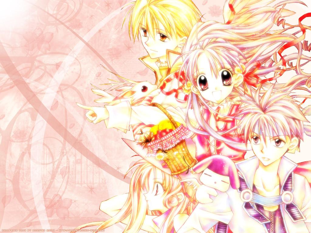 1024x768 Full Moon wo Sagashite Wallpaper: Pink Moon