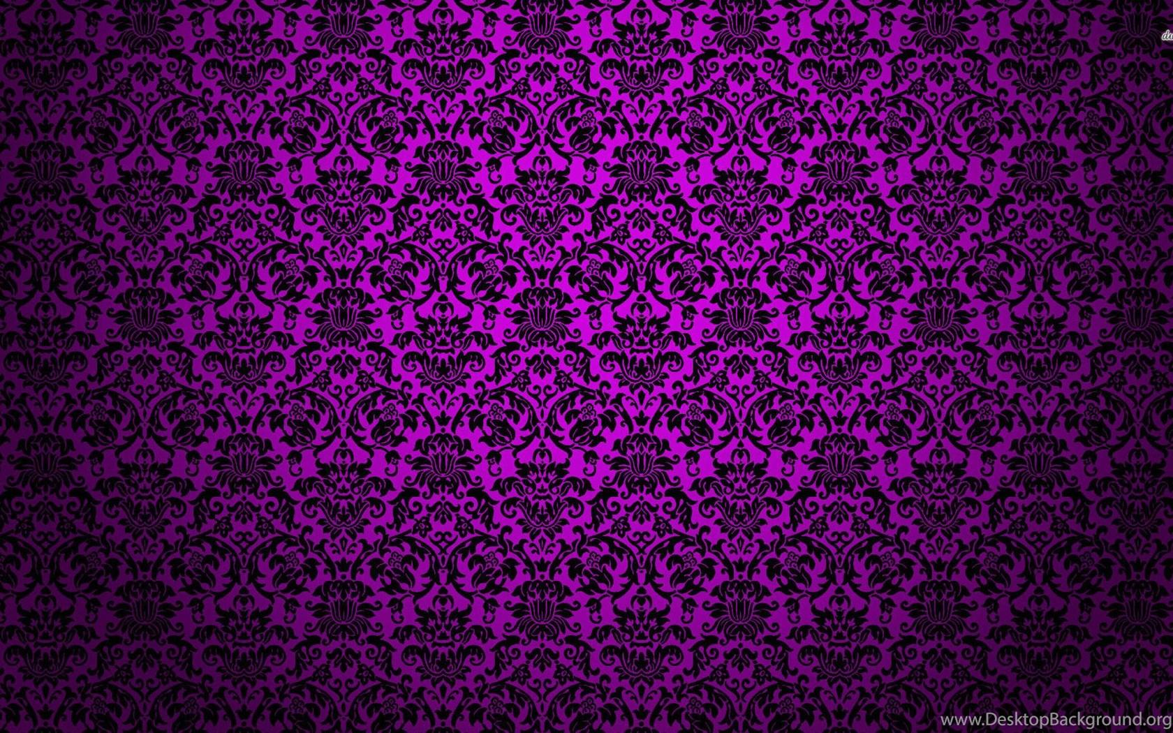 1680x1050 Purple Vintage Pattern HD Wallpaper Desktop Background