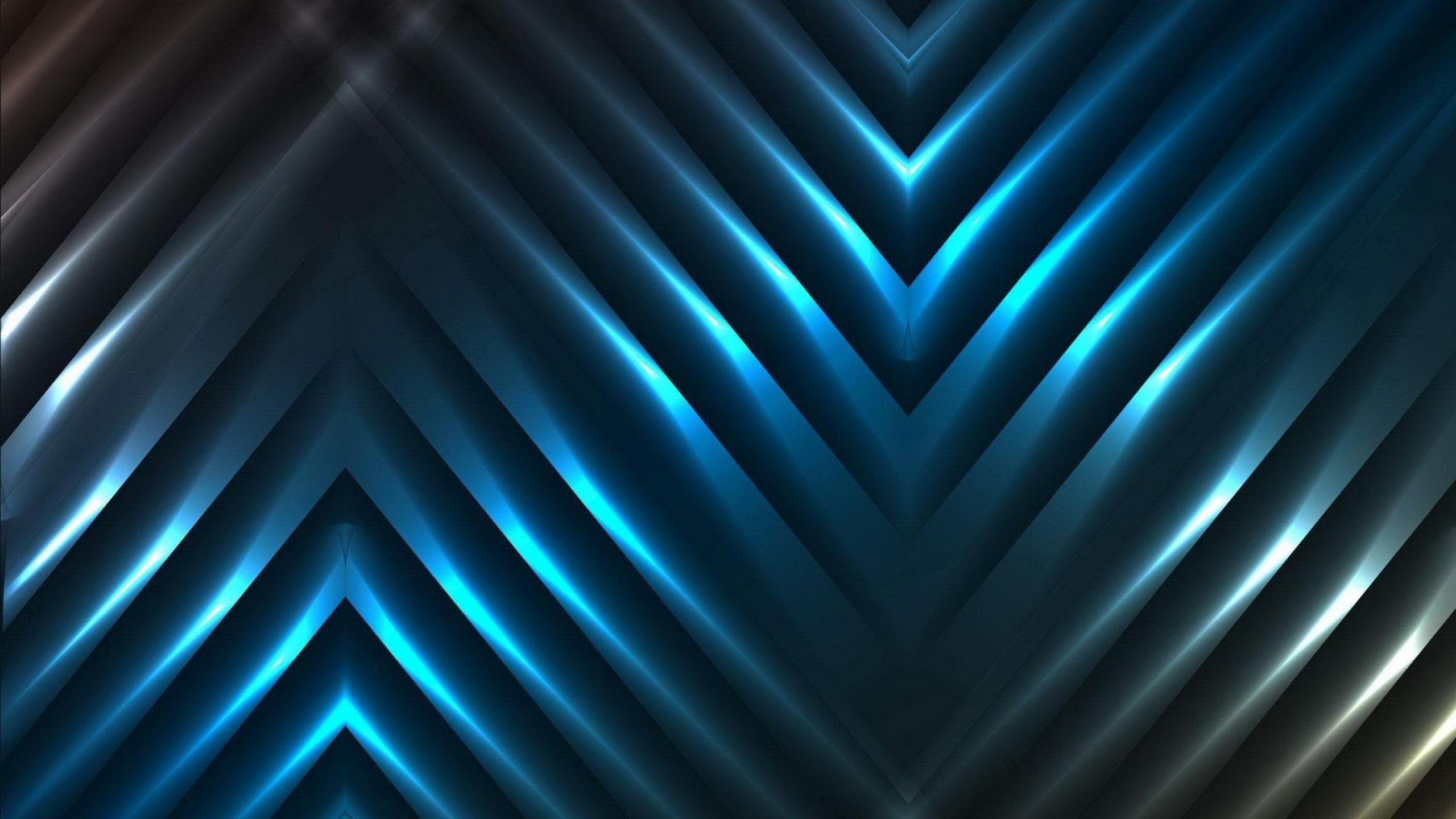 2560x1440 Metallic Blue Wallpaper
