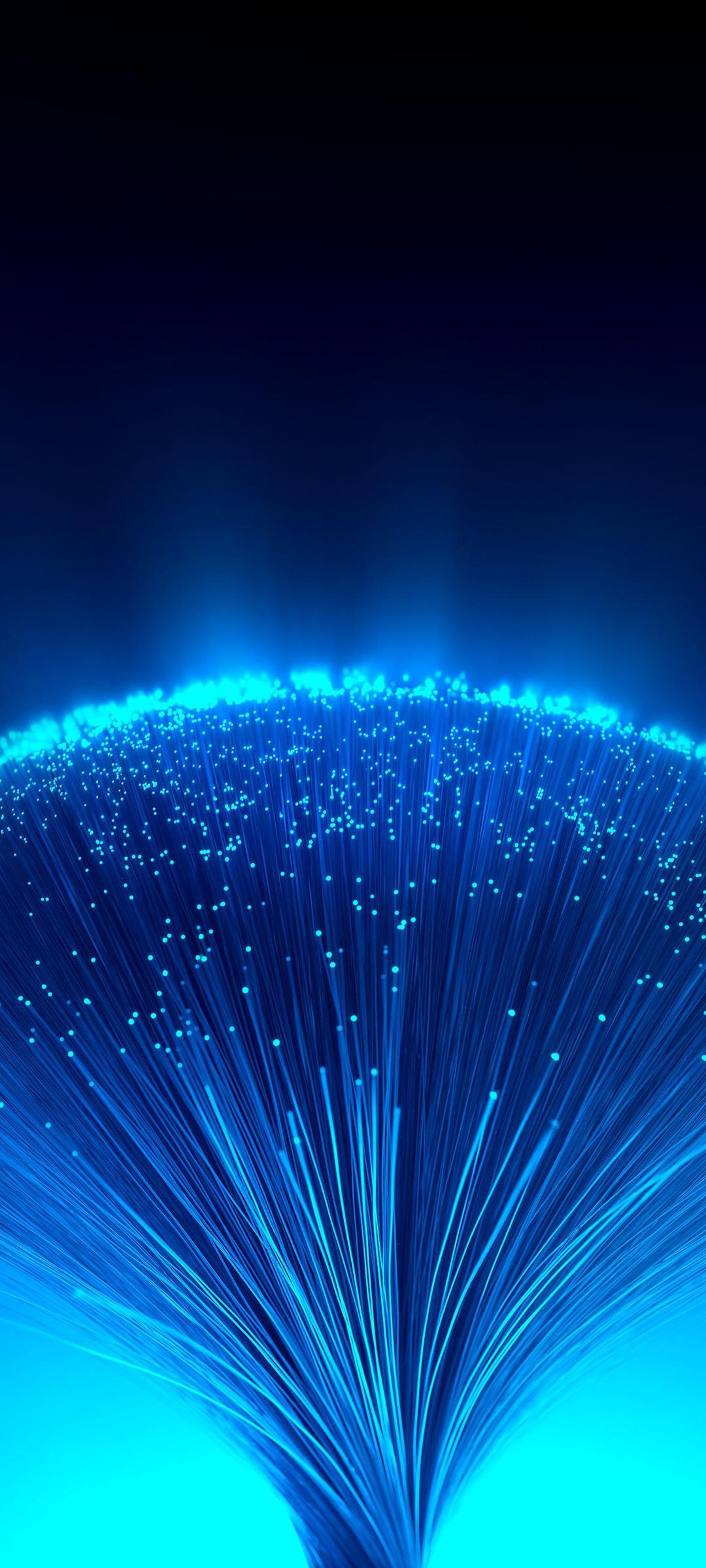 1080x2400 Blue Wallpaper That Will Look Perfect on Your Nokia 8.3 5G - Fiber Optics Wallpaper. Desktop Background. Mobile Phone Wallpaper