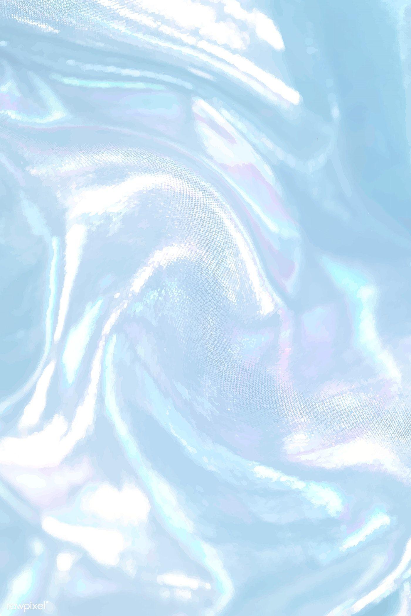 1400x2100 Light blue shiny holographic background vector / Adj. Holographic background, Light blue aesthetic, Holographic wallpaper