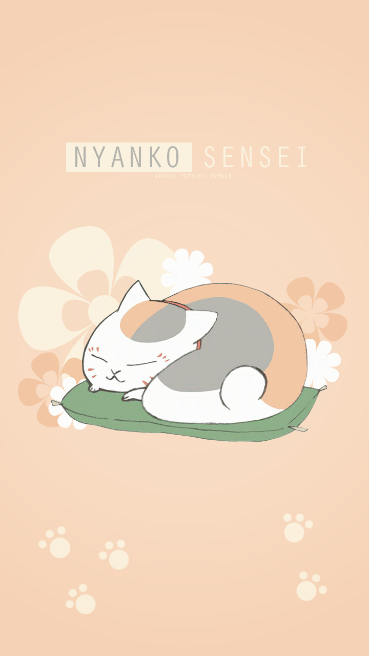 720x1280 Anime Nyanko Sensei Phone Wallpaper