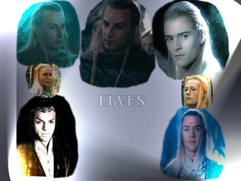 1024x768 LOTR Elves of the Rings Elves Fan Art