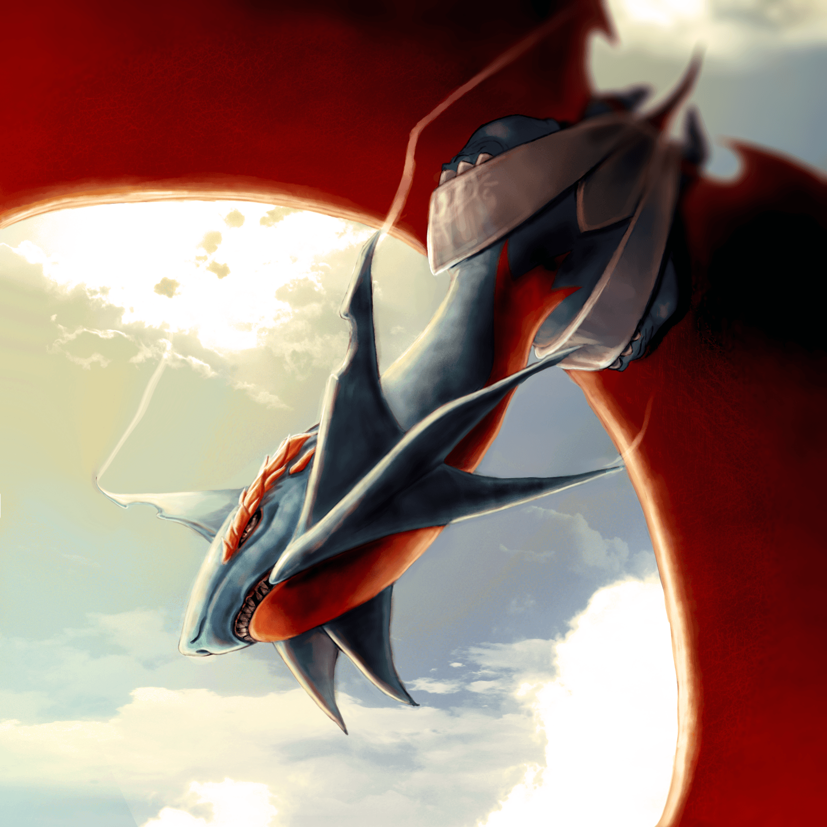 1700x1700 Salamence Wallpaper