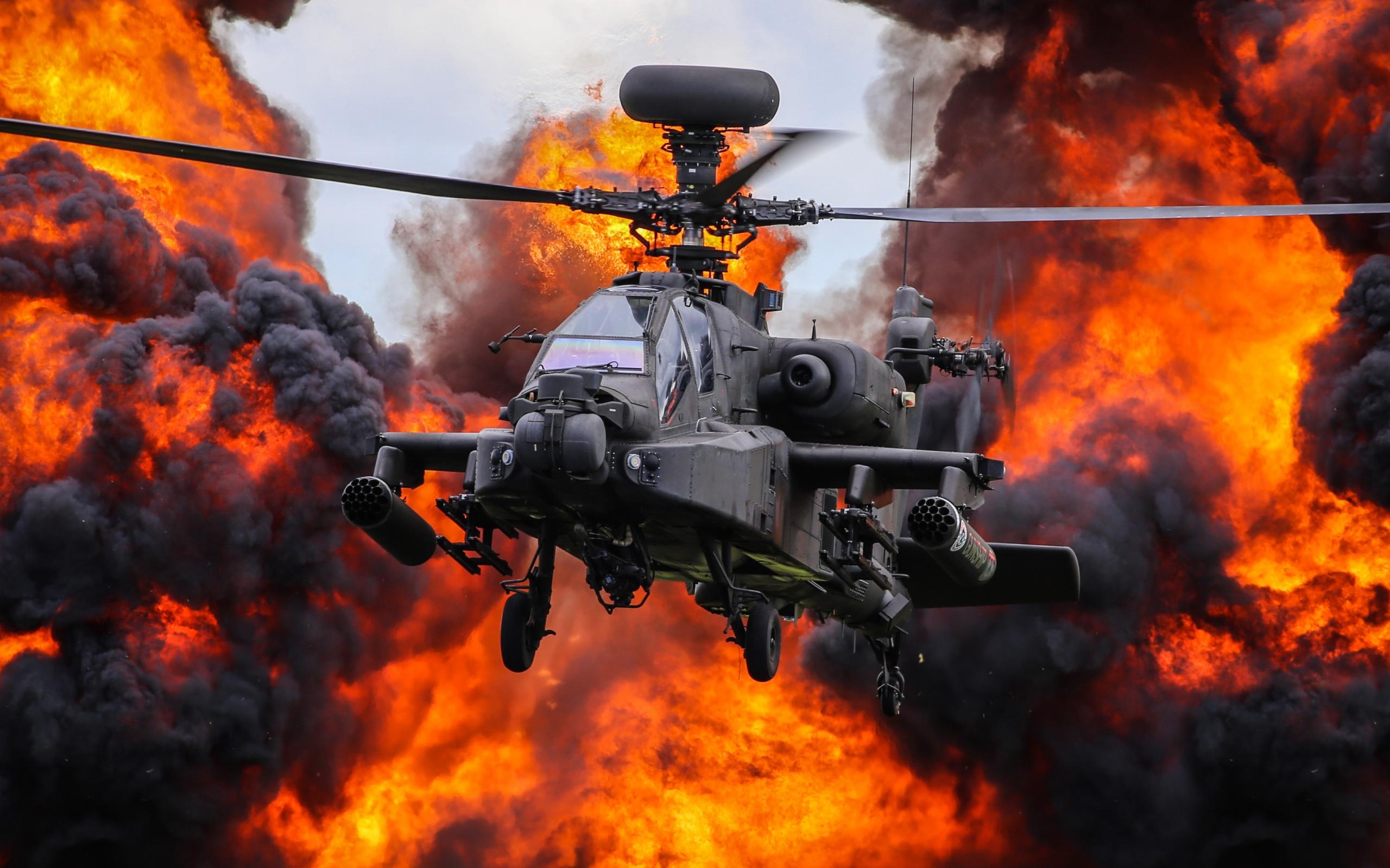 2560x1600 Wallpaper Of Aircraft, Attack Helicopter, Boeing Ah 64 Boeing Ah 64 Apache