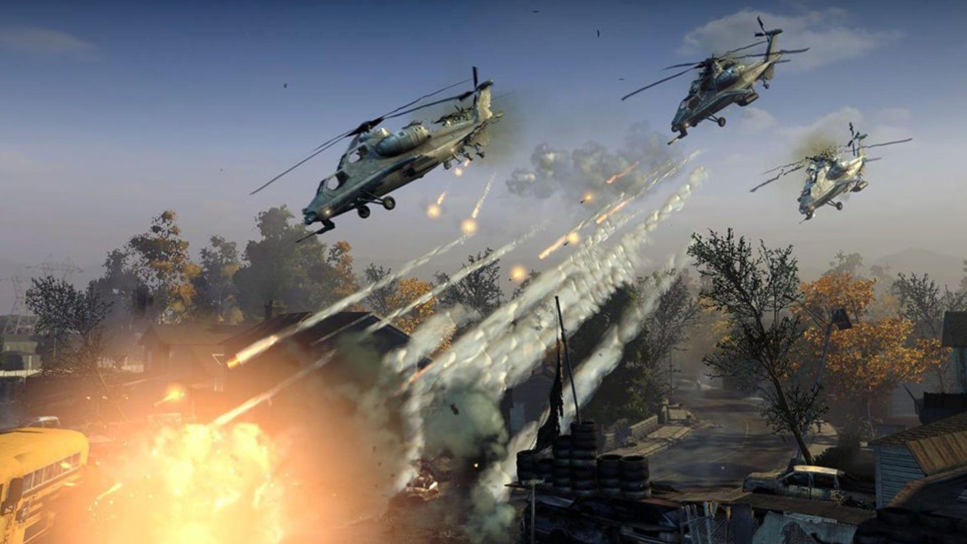 1920x1080 Attack Helicopters Wallpaper