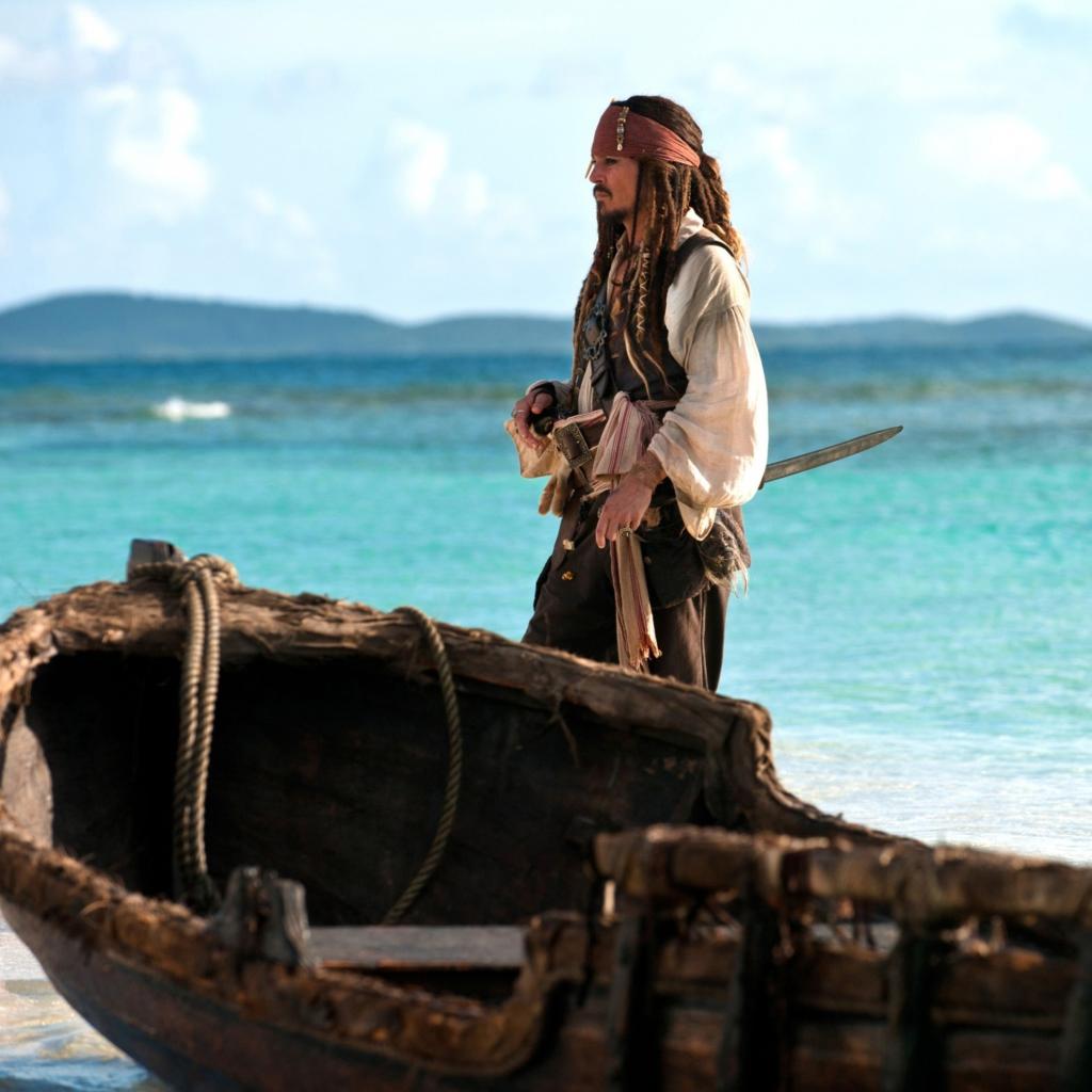 1024x1024 Captain Jack Sparrow Wallpaper for iPad mini