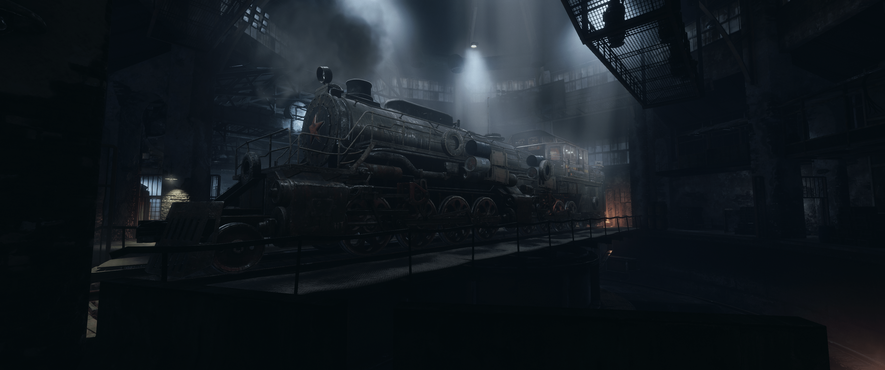 3440x1440 4K, train, apocalyptic, sky, Metro Exodus, wreck, video games, PC gaming, numbers. Mocah HD Wallpaper