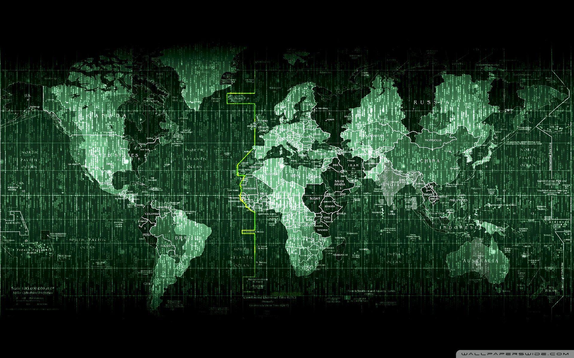1920x1200 World Map Wallpaper High Resolution