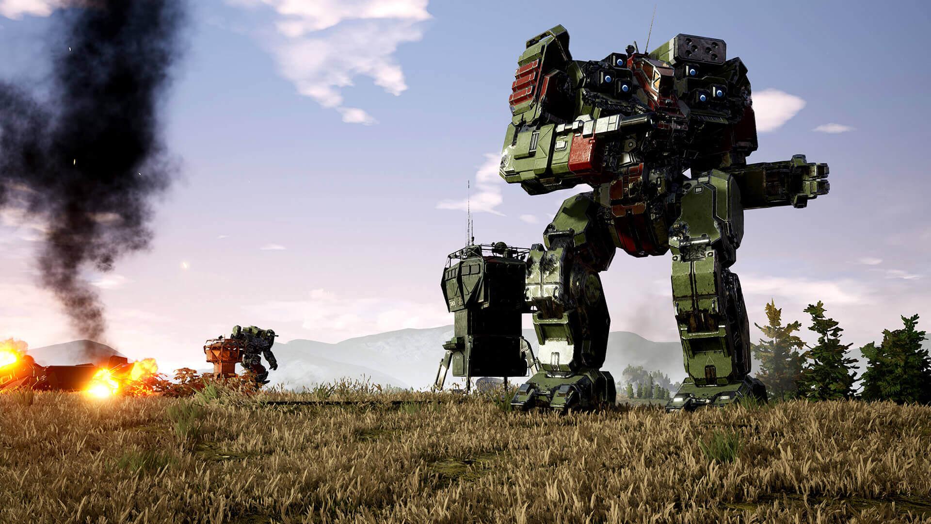 1920x1080 MechWarrior 5: Mercenaries (2019) promotional art