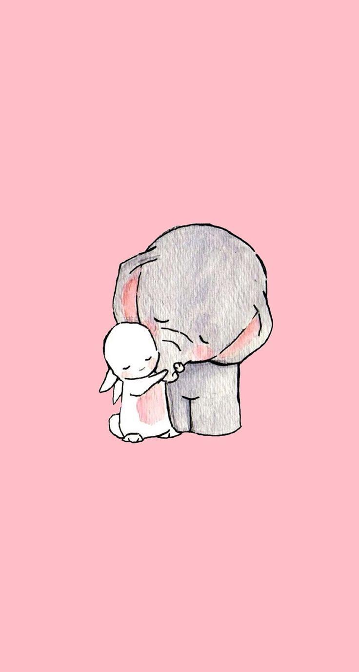 736x1377 Cute Elephant iPhone Wallpaper image