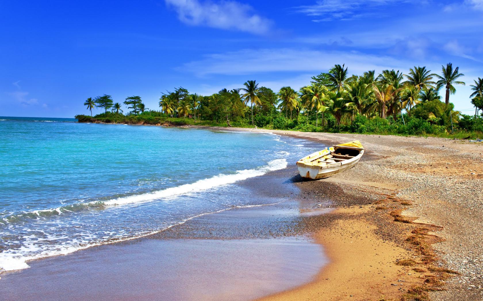 1680x1050 Jamaica Sandy Coast Pixel Popular HD Wallpaper 41749 Tropical Island HD Wallpaper