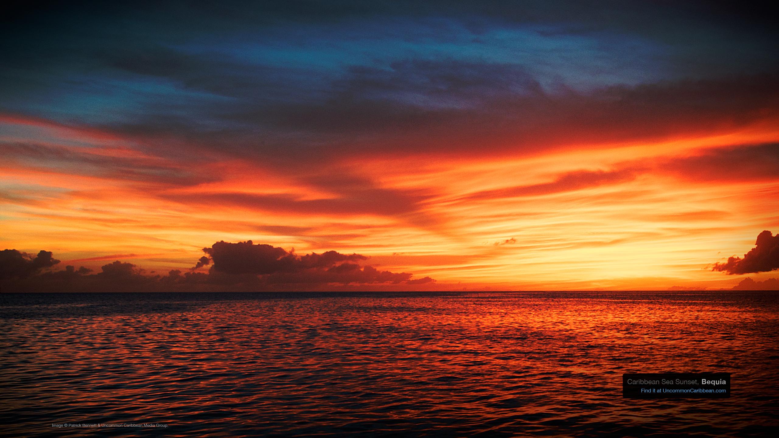 2560x1440 Caribbean Wallpaper Wednesday: Don't Let The Sun Go Down on Your Vacation Days