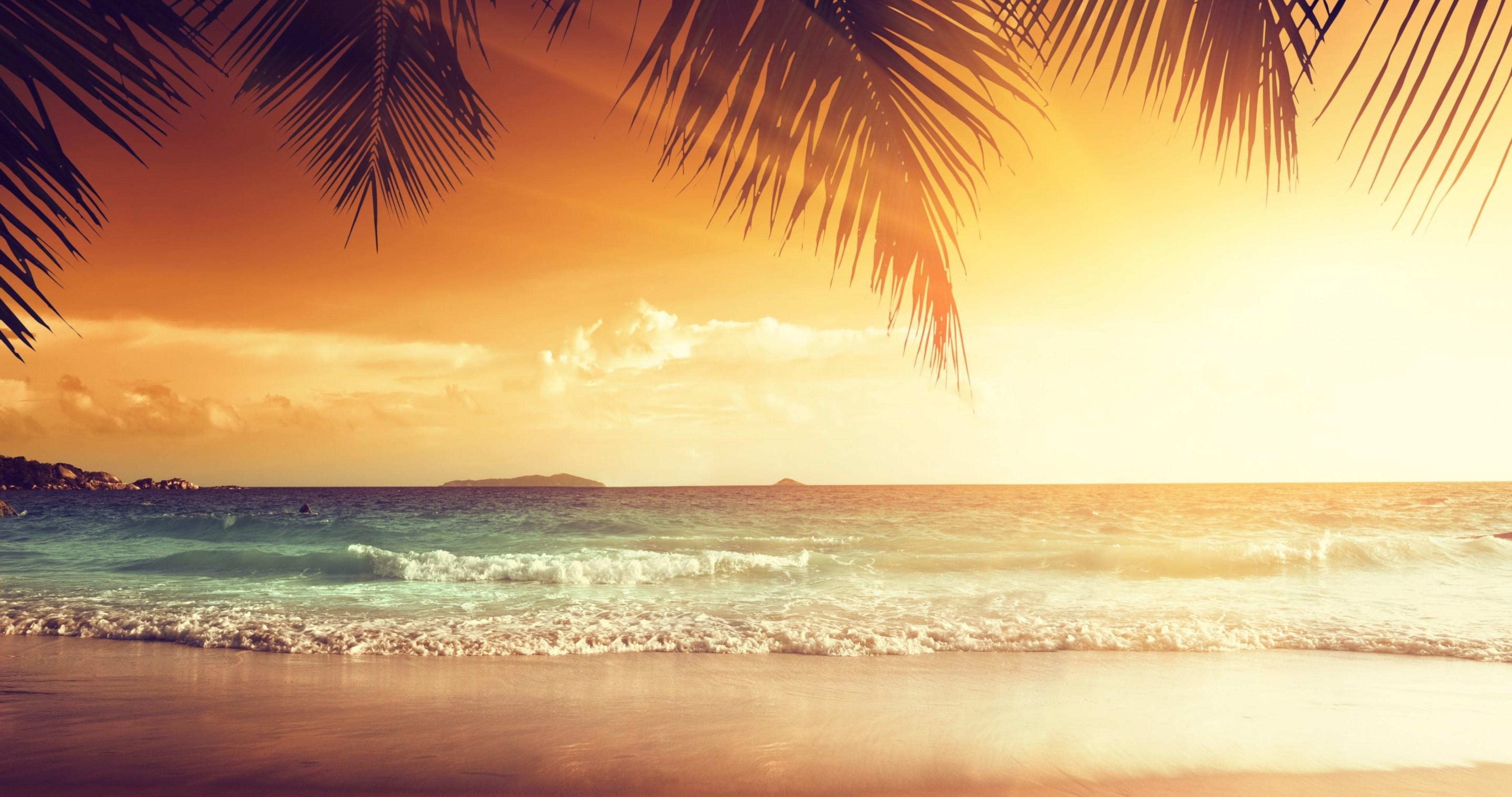 4096x2160 tropical sunset paradise 4k ultra HD wallpaper High quality walls