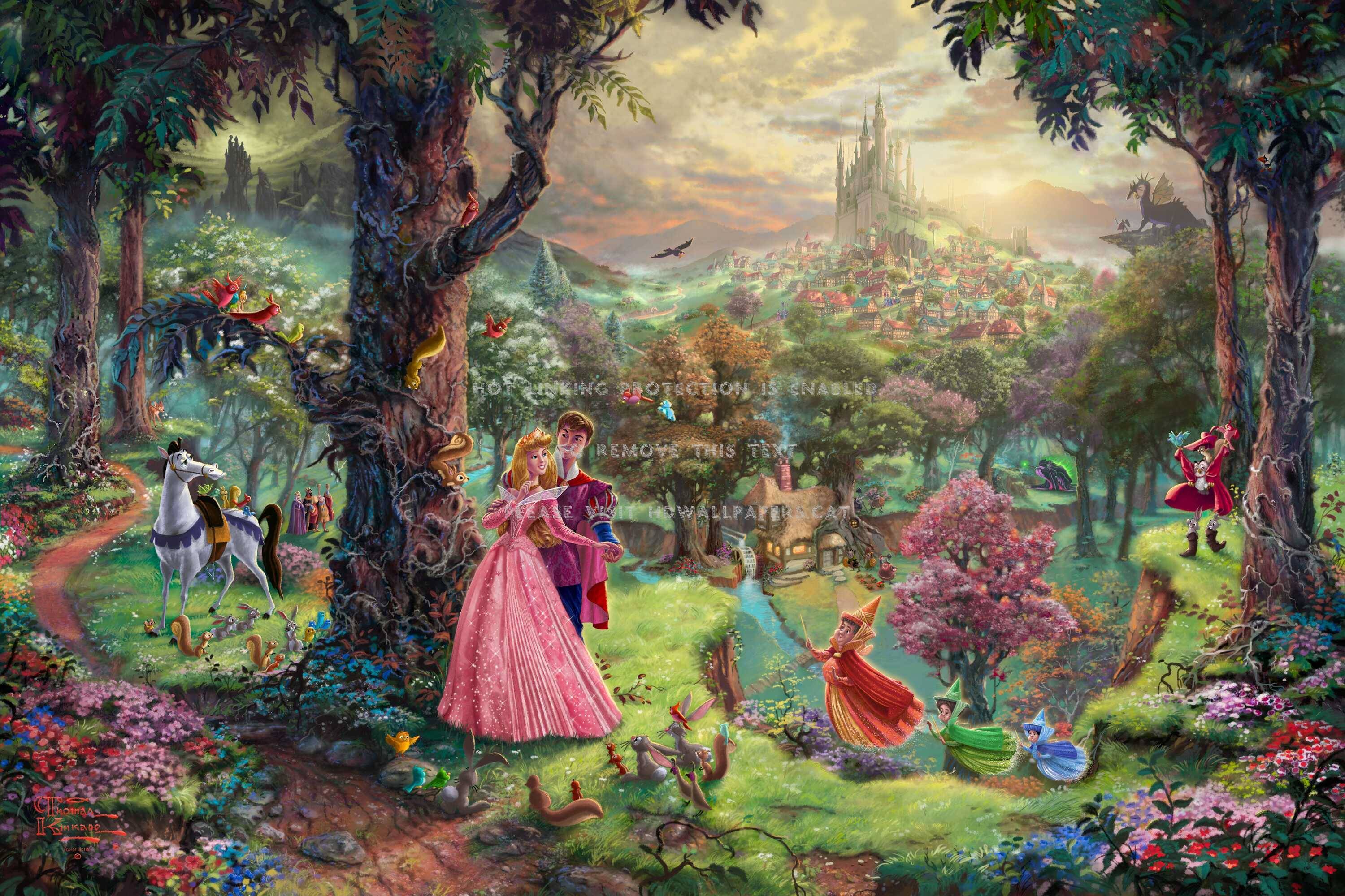 3000x2000 sleeping beauty disney princess aurora walt