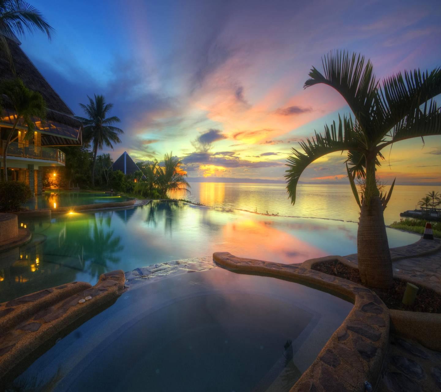 Tropical Paradise Sunset Wallpapers - Top Free Tropical Paradise Sunset ...