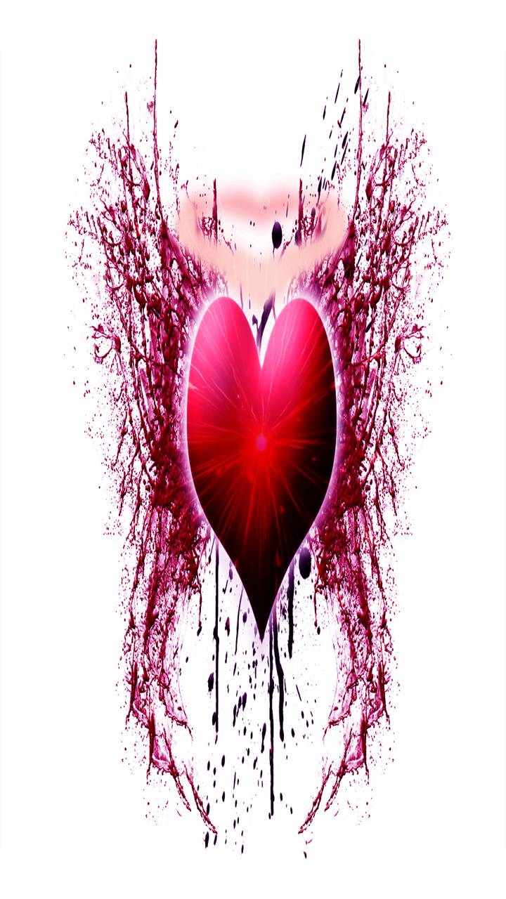 720x1280 melting heart wallpaper