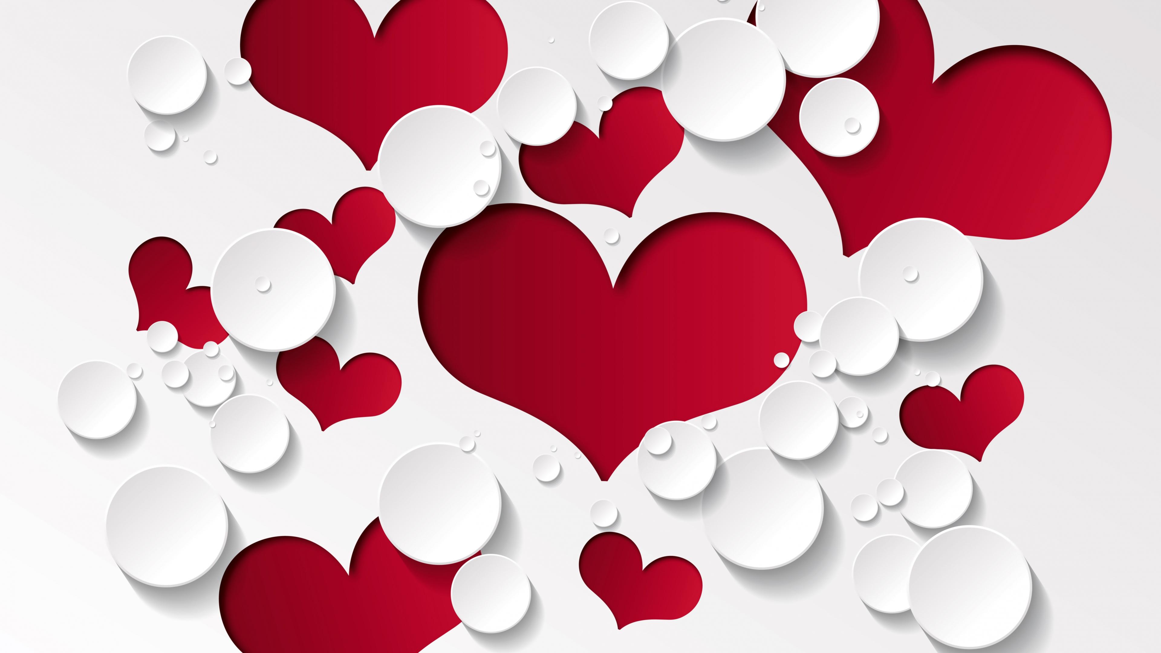 3840x2160 Heart Shaped Background. Pink Heart Wallpaper, Emoji We Heart It Wallpaper and Heart Wallpaper
