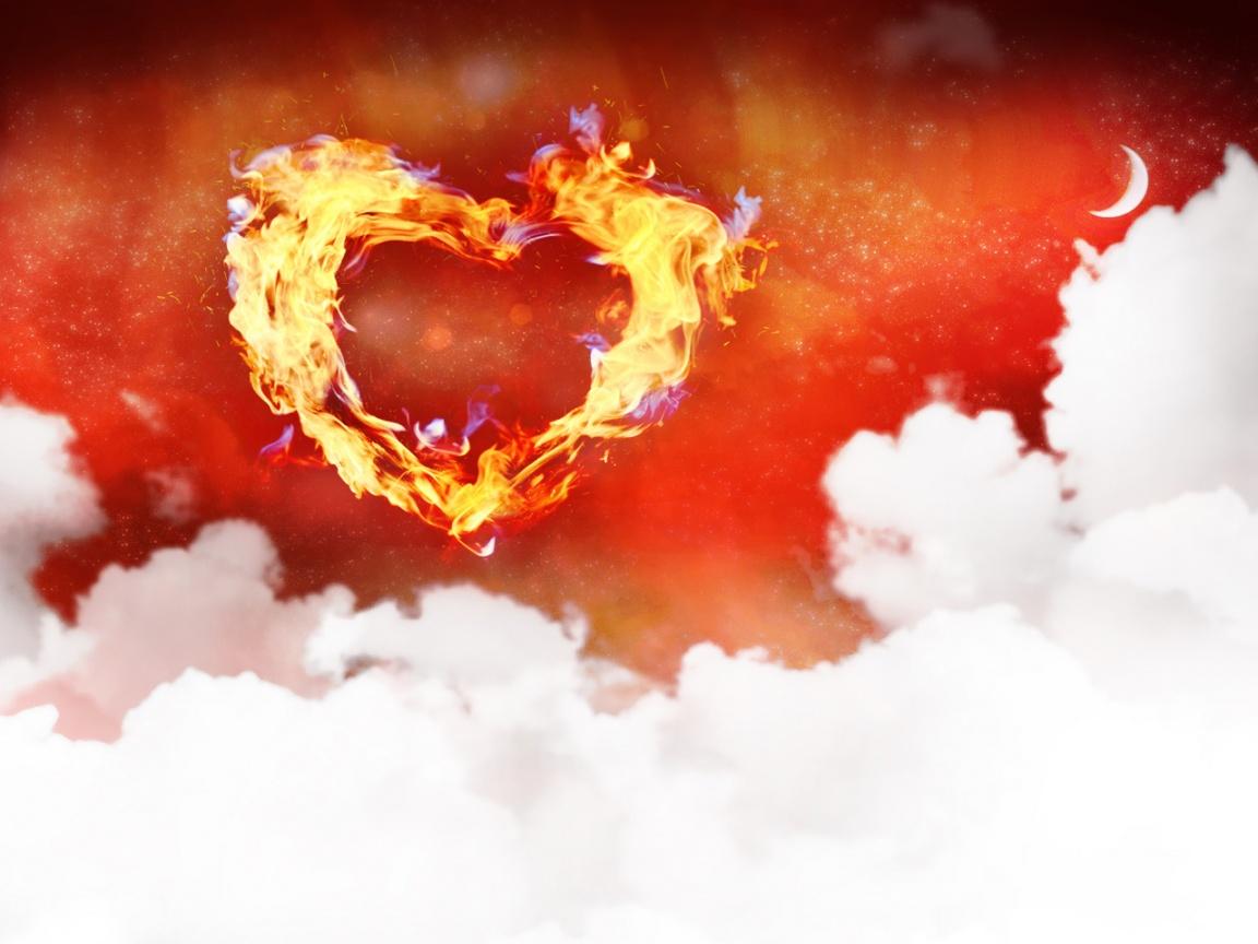 1152x864 Best Heart Wallpaper in HD