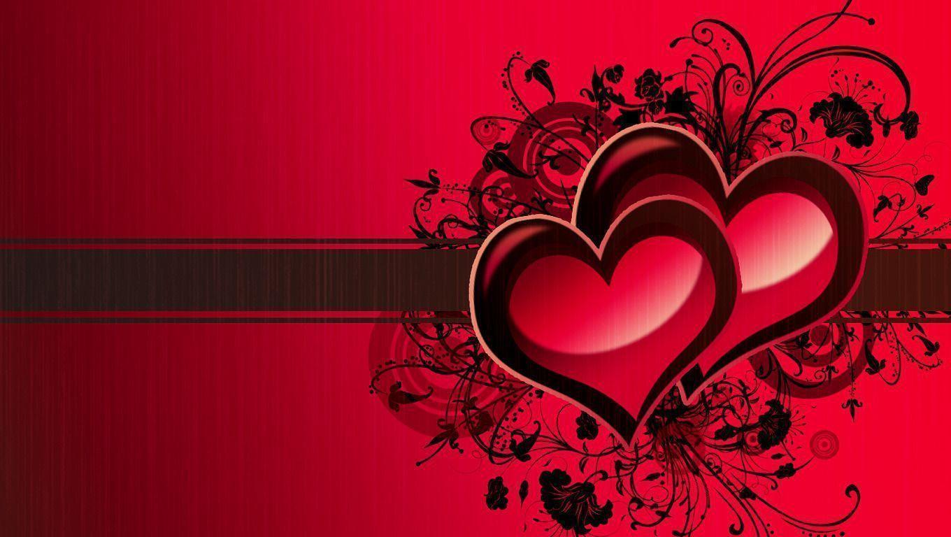 1360x768 N wallpaper hearts. 542 Heart Wallpaper