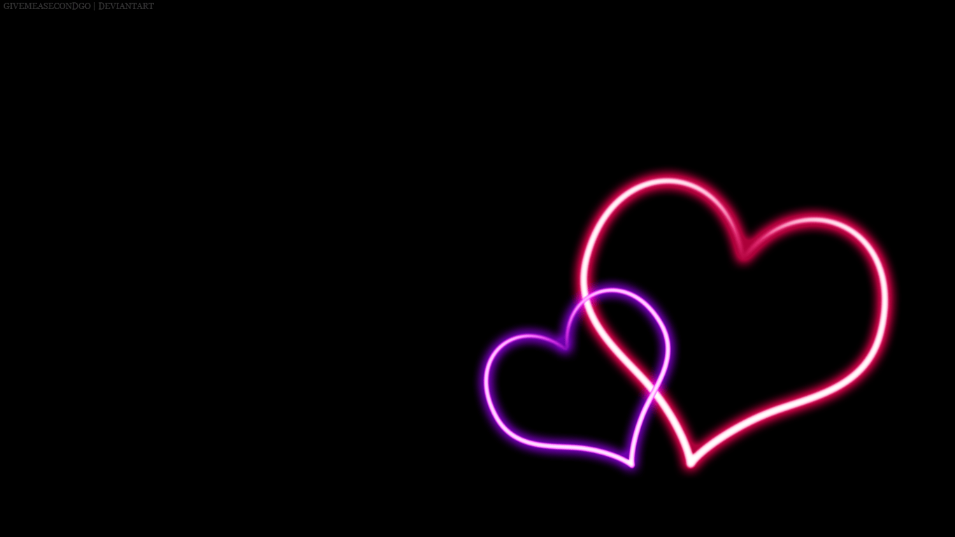 1366x768 Wallpaper With Hearts