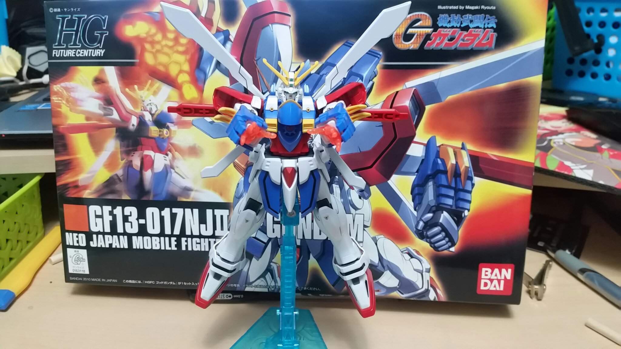 2048x1152 God Gundam with Try Burning Gundam