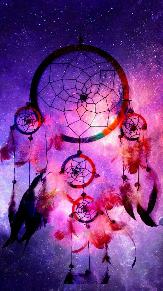 666x1184 iPhone Galaxy Dream Catcher Wallpaper HD