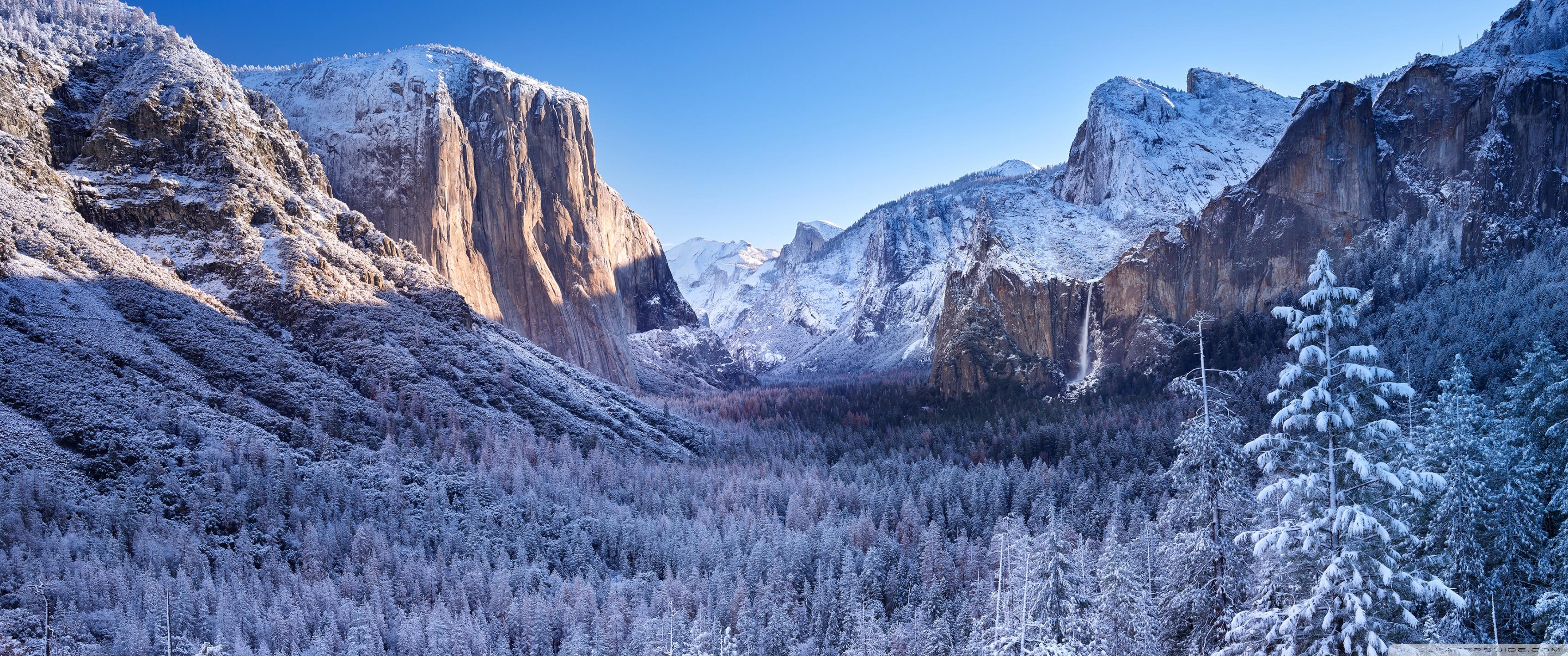 3440x1440 Yosemite Park Winter [3440x1440]