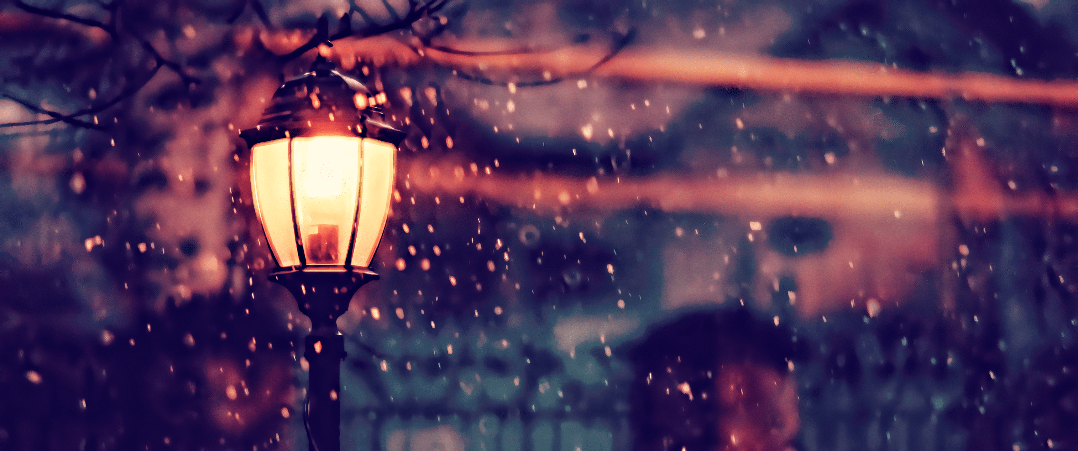3440x1440 Winter Lamp [3440x1440] NOT OC